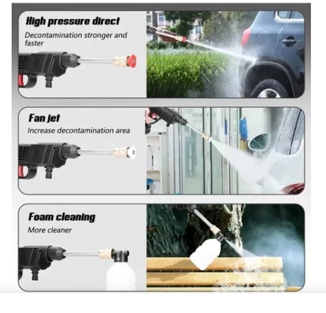 Miniatura 2 de Hidrolavadora Inhalambrica Doble Bateria